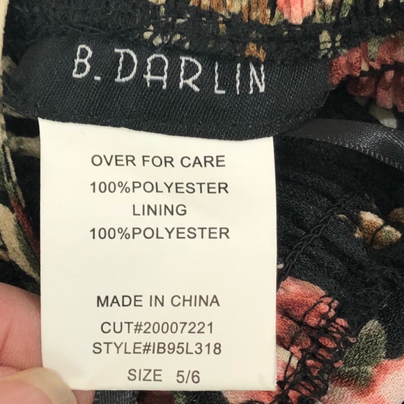 B Darlin Strappy Back Fit & Flare Dress 5/6 - Picture 3 of 6